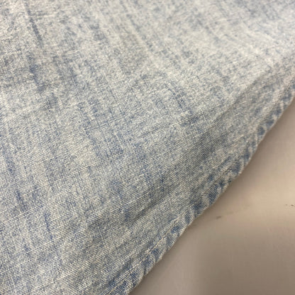 【中古品】【メンズ】 POLO RALPH LAUREN ポロ・ラルフローレン DENIM CHAMBRAY LS SHIRT デニム シャンブレー ロングスリーブ シャツ トップス 長袖 147-260717-cs-24-izu サイズ：L カラー：ライトインディゴ 万代Net店