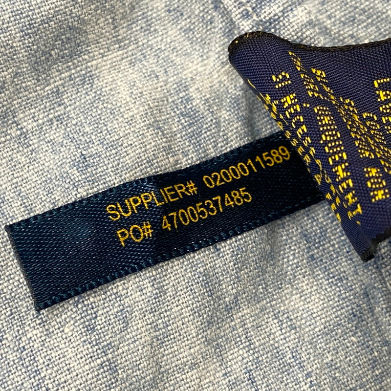 【中古品】【メンズ】 POLO RALPH LAUREN ポロ・ラルフローレン DENIM CHAMBRAY LS SHIRT デニム シャンブレー ロングスリーブ シャツ トップス 長袖 147-260717-cs-24-izu サイズ：L カラー：ライトインディゴ 万代Net店