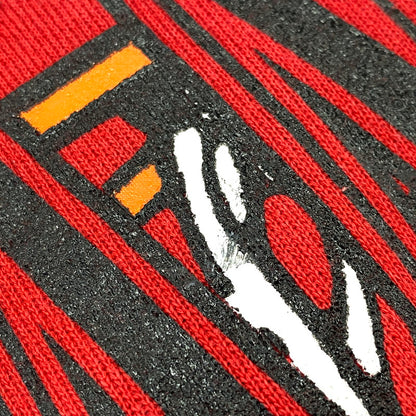 【中古品】【メンズ】 TULTEX タルテックス 90S USA製 PORTLAND NBA PRINT SWEAT エヌビーエー プリント スウェット トップス 長袖 146-260717-cs-20-izu サイズ：L カラー：レッド 万代Net店