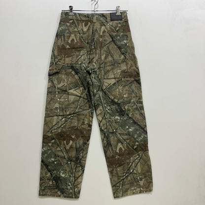 【中古品】【メンズ】 BIRTHDAY バースデイ DOUBLEKNEE REALTREE PAINTER PANTS ダブルニー リアルツリー ペインターパンツ ボトムス 158-260718-yn-18-izu サイズ：S カラー：マルチ 万代Net店