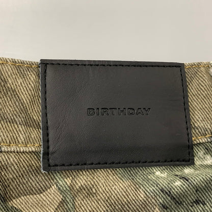 【中古品】【メンズ】 BIRTHDAY バースデイ DOUBLEKNEE REALTREE PAINTER PANTS ダブルニー リアルツリー ペインターパンツ ボトムス 158-260718-yn-18-izu サイズ：S カラー：マルチ 万代Net店