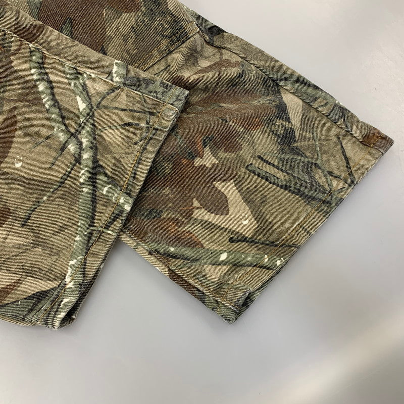 【中古品】【メンズ】 BIRTHDAY バースデイ DOUBLEKNEE REALTREE PAINTER PANTS ダブルニー リアルツリー ペインターパンツ ボトムス 158-260718-yn-18-izu サイズ：S カラー：マルチ 万代Net店
