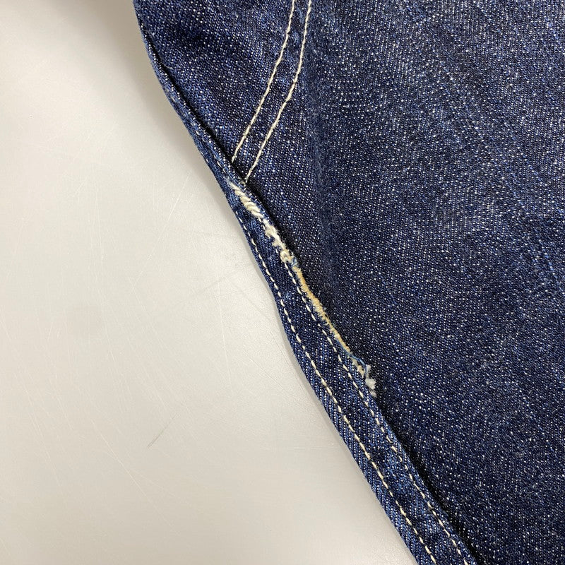 【中古品】【メンズ】 KOJIMA GENES コジマ ジーンズ 切替 BIG POCKET HICKORY STRIPE DOUBLEKNEE DENIM PANTS ビッグ ポケット ヒッコリー ストライプ ダブルニー デニム パンツ ボトムス ズボン 156-260714-cs-07-izu サイズ：32 カラー：インディゴ 万代Net店