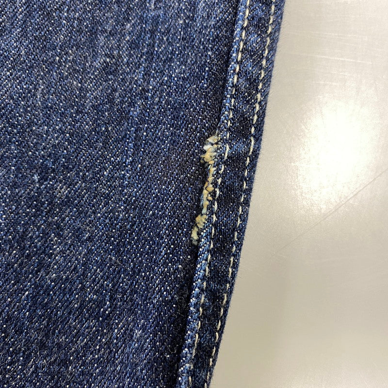 【中古品】【メンズ】 KOJIMA GENES コジマ ジーンズ 切替 BIG POCKET HICKORY STRIPE DOUBLEKNEE DENIM PANTS ビッグ ポケット ヒッコリー ストライプ ダブルニー デニム パンツ ボトムス ズボン 156-260714-cs-07-izu サイズ：32 カラー：インディゴ 万代Net店