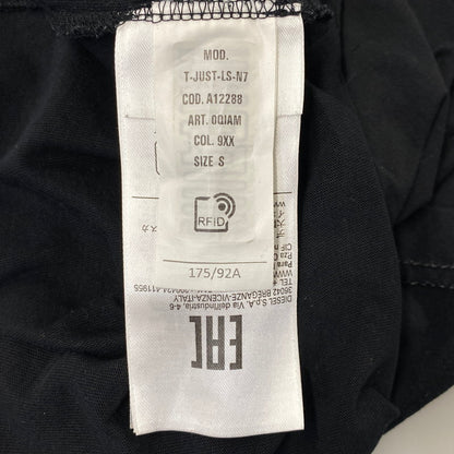 【中古品】【メンズ】 DIESEL ディーゼル ARM PRINT LOGO LS TEE アーム プリント ロゴ ロングスリーブ Tシャツ トップス 長袖 141-260717-cs-18-izu サイズ：S カラー：ブラック 万代Net店
