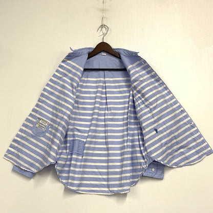 【中古品】【レディース】 45R フォーティファイブ アール 60230024 スーピマオックスの908 オーシャンちび襟バスクシャツ トップス 長袖 168-260714-ya-09-izu サイズ：1 カラー：ライトブルー 万代Net店
