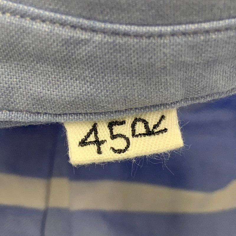 【中古品】【レディース】 45R フォーティファイブ アール 60230024 スーピマオックスの908 オーシャンちび襟バスクシャツ トップス 長袖 168-260714-ya-09-izu サイズ：1 カラー：ライトブルー 万代Net店