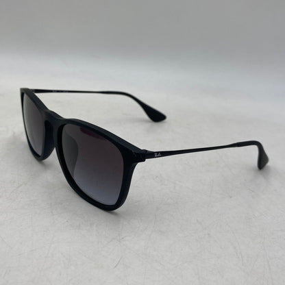 【中古品】【メンズ/レディース】 Ray-Ban レイバン CHRIS SUNGLASSES RB4187F クリス サングラス 203-260721-as-07-izu サイズ：54□18-145 カラー：ブラック 万代Net店