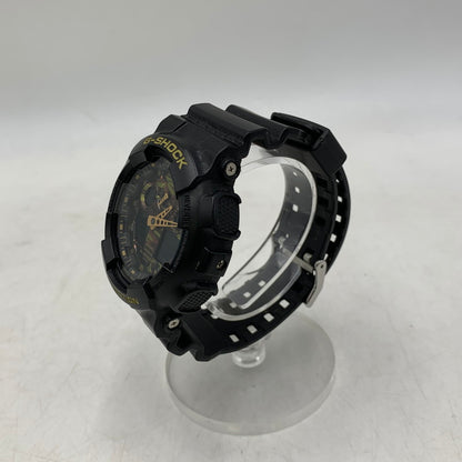 【中古品】【メンズ/レディース】 G-SHOCK ジーショック GA-100CF-1A9JF GA-100 SERIES ANALOG-DIGITAL WATCH アナログ-デジタル ウォッチ 腕時計 196-260718-yn-05-izu カラー：ブラック 万代Net店