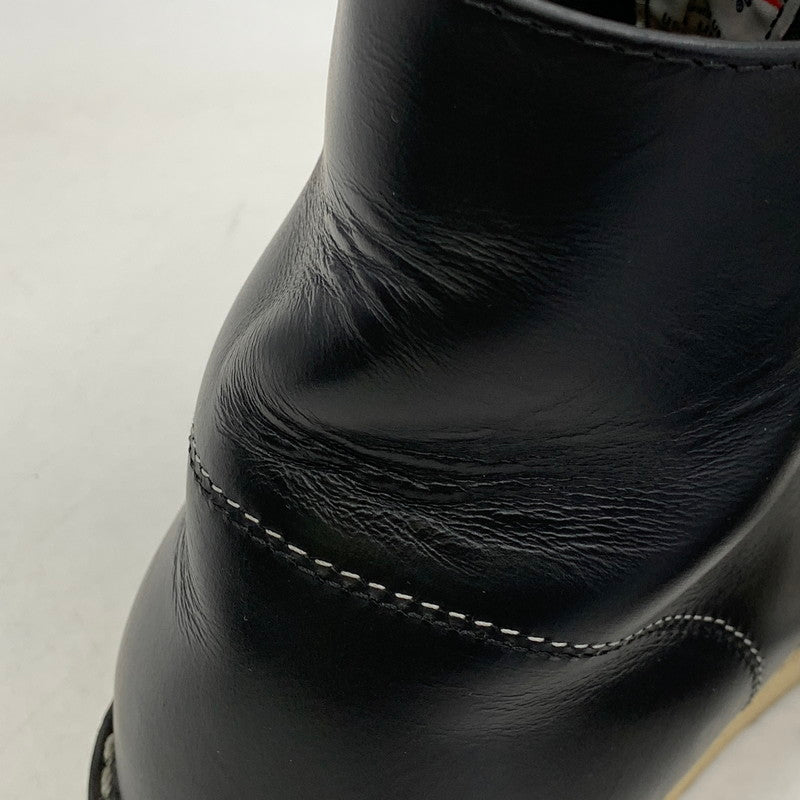 【中古品】【メンズ】 RED WING レッドウィング 8165 USA製 25年製 6-INCH CLASSIC ROUND クラシック ラウンド ブーツ シューズ 靴 164-260714-ya-06-izu サイズ：26..5cm カラー：ブラック 万代Net店