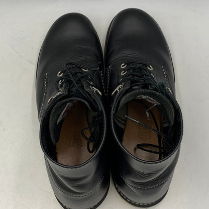 【中古品】【メンズ】 RED WING レッドウィング 8165 USA製 25年製 6-INCH CLASSIC ROUND クラシック ラウンド ブーツ シューズ 靴 164-260714-ya-06-izu サイズ：26..5cm カラー：ブラック 万代Net店