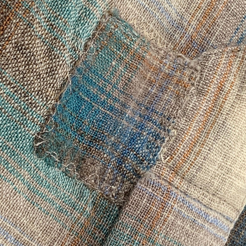 【中古品】【メンズ】 PENDLETON ペンドルトン 70S USA製 OMBRE CHECK WESTERN オンブレチェックウエスタン L S SHIRT ロングスリーブ シャツ トップス 長袖 146-260714-ya-10-izu サイズ：M カラー：ベージュ系 万代Net店