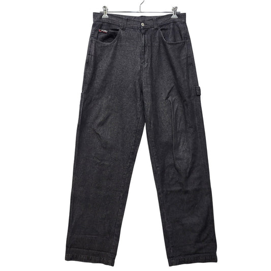 【中古品】【メンズ】 FUBU フブ BAGGY PAINTER BLACK DENIM PANTS FAM-22500 バギー ペインター ブラックデニムパンツ 153-260718-as-30-izu サイズ：34 カラー：ブラック 万代Net店