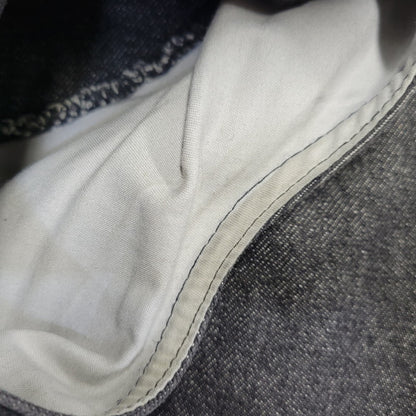 【中古品】【メンズ】 FUBU フブ BAGGY PAINTER BLACK DENIM PANTS FAM-22500 バギー ペインター ブラックデニムパンツ 153-260718-as-30-izu サイズ：34 カラー：ブラック 万代Net店
