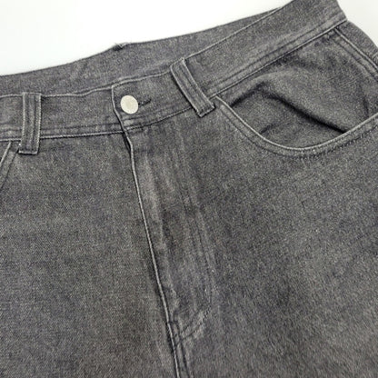 【中古品】【メンズ】 FUBU フブ BAGGY PAINTER BLACK DENIM PANTS FAM-22500 バギー ペインター ブラックデニムパンツ 153-260718-as-30-izu サイズ：34 カラー：ブラック 万代Net店