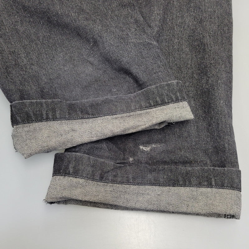 【中古品】【メンズ】 FUBU フブ BAGGY PAINTER BLACK DENIM PANTS FAM-22500 バギー ペインター ブラックデニムパンツ 153-260718-as-30-izu サイズ：34 カラー：ブラック 万代Net店