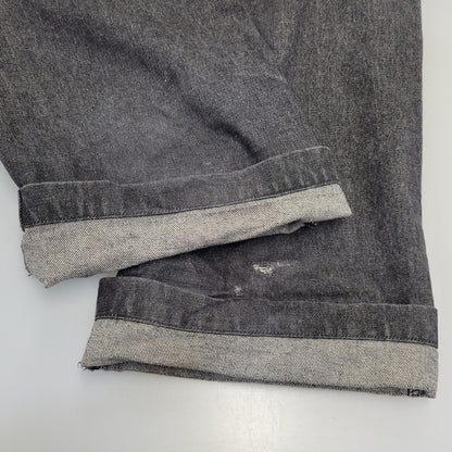 【中古品】【メンズ】 FUBU フブ BAGGY PAINTER BLACK DENIM PANTS FAM-22500 バギー ペインター ブラックデニムパンツ 153-260718-as-30-izu サイズ：34 カラー：ブラック 万代Net店