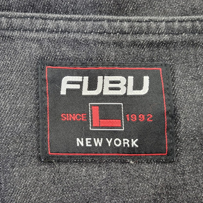 【中古品】【メンズ】 FUBU フブ BAGGY PAINTER BLACK DENIM PANTS FAM-22500 バギー ペインター ブラックデニムパンツ 153-260718-as-30-izu サイズ：34 カラー：ブラック 万代Net店