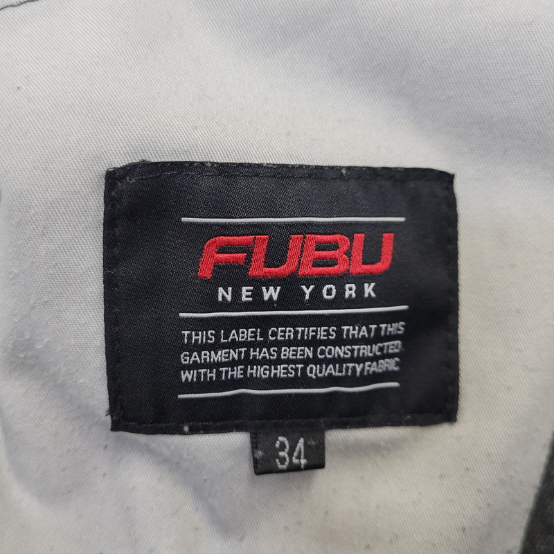 【中古品】【メンズ】 FUBU フブ BAGGY PAINTER BLACK DENIM PANTS FAM-22500 バギー ペインター ブラックデニムパンツ 153-260718-as-30-izu サイズ：34 カラー：ブラック 万代Net店