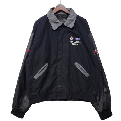 【中古品】【メンズ】 CUSTOM PROMOTIONS カスタムプロモーションズ STADIUM JACKET スタジアムジャケット スタジャン USA製 146-260718-as-28-izu サイズ：XL カラー：ブラック 万代Net店