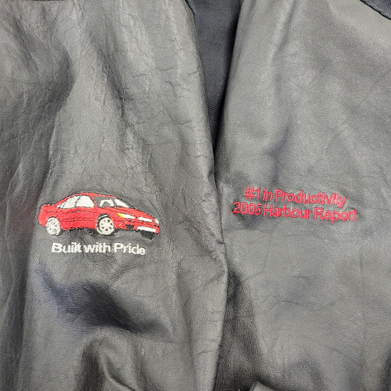 【中古品】【メンズ】 CUSTOM PROMOTIONS カスタムプロモーションズ STADIUM JACKET スタジアムジャケット スタジャン USA製 146-260718-as-28-izu サイズ：XL カラー：ブラック 万代Net店
