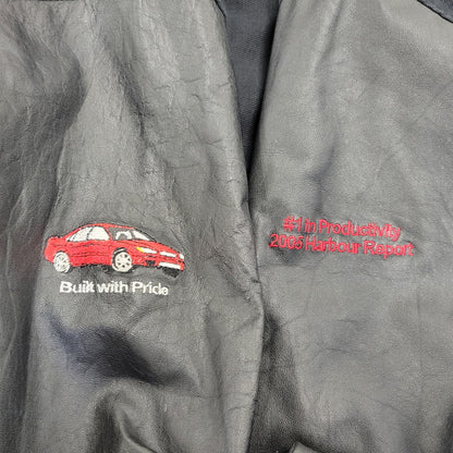 【中古品】【メンズ】 CUSTOM PROMOTIONS カスタムプロモーションズ STADIUM JACKET スタジアムジャケット スタジャン USA製 146-260718-as-28-izu サイズ：XL カラー：ブラック 万代Net店