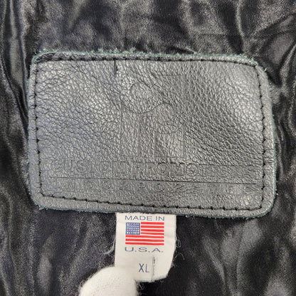 【中古品】【メンズ】 CUSTOM PROMOTIONS カスタムプロモーションズ STADIUM JACKET スタジアムジャケット スタジャン USA製 146-260718-as-28-izu サイズ：XL カラー：ブラック 万代Net店