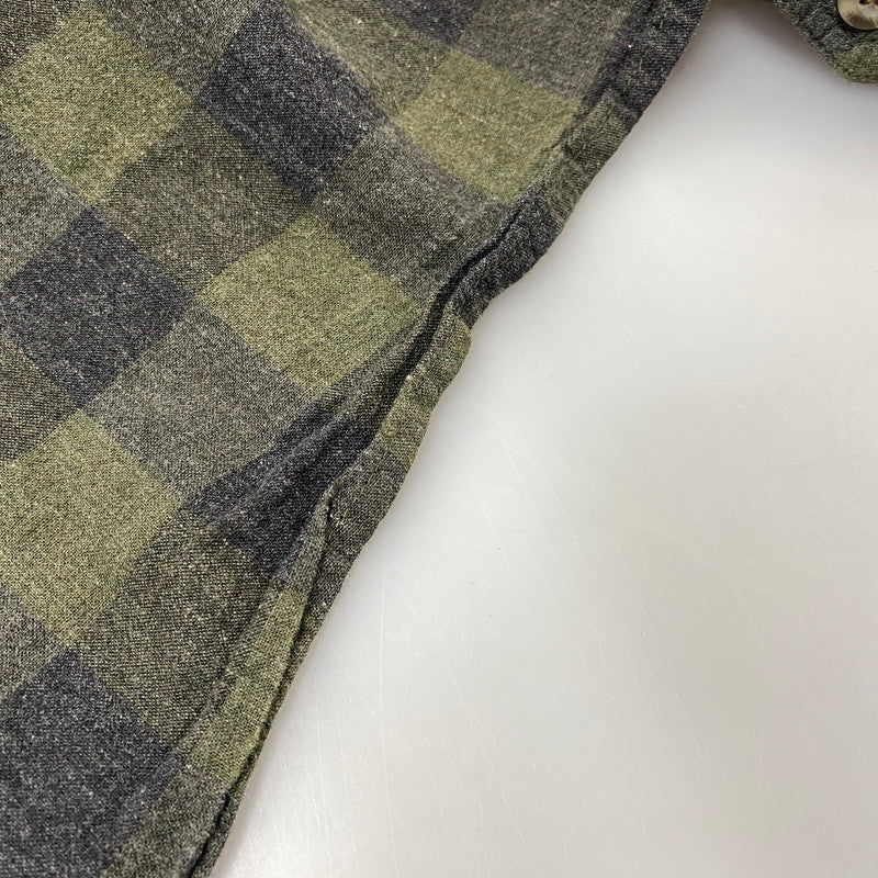 【中古品】【メンズ】 RED HEAD BRAND CO. レッドヘッド ブランドカンパニー BLOCK CHECK LS SHIRT ブロック チェック ロングスリーブ シャツ トップス 長袖 146-260717-cs-21-izu サイズ：2XL カラー：グリーン系 万代Net店