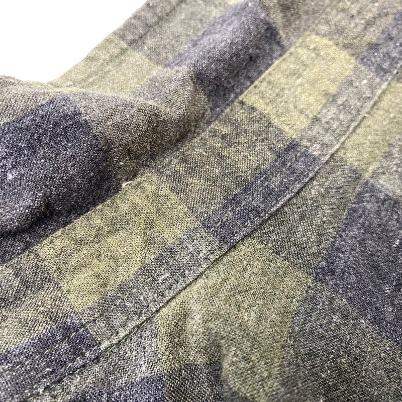 【中古品】【メンズ】 RED HEAD BRAND CO. レッドヘッド ブランドカンパニー BLOCK CHECK LS SHIRT ブロック チェック ロングスリーブ シャツ トップス 長袖 146-260717-cs-21-izu サイズ：2XL カラー：グリーン系 万代Net店