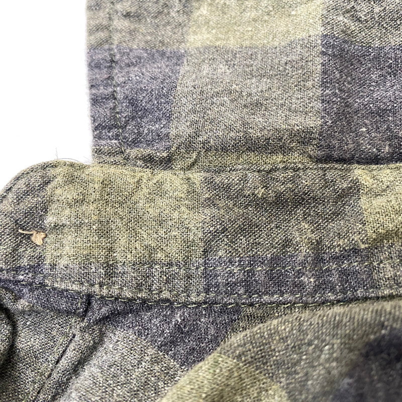 【中古品】【メンズ】 RED HEAD BRAND CO. レッドヘッド ブランドカンパニー BLOCK CHECK LS SHIRT ブロック チェック ロングスリーブ シャツ トップス 長袖 146-260717-cs-21-izu サイズ：2XL カラー：グリーン系 万代Net店
