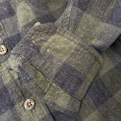 【中古品】【メンズ】 RED HEAD BRAND CO. レッドヘッド ブランドカンパニー BLOCK CHECK LS SHIRT ブロック チェック ロングスリーブ シャツ トップス 長袖 146-260717-cs-21-izu サイズ：2XL カラー：グリーン系 万代Net店