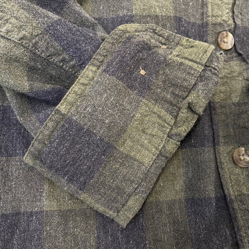 【中古品】【メンズ】 RED HEAD BRAND CO. レッドヘッド ブランドカンパニー BLOCK CHECK LS SHIRT ブロック チェック ロングスリーブ シャツ トップス 長袖 146-260717-cs-21-izu サイズ：2XL カラー：グリーン系 万代Net店
