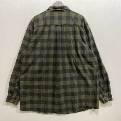 【中古品】【メンズ】 RED HEAD BRAND CO. レッドヘッド ブランドカンパニー BLOCK CHECK LS SHIRT ブロック チェック ロングスリーブ シャツ トップス 長袖 146-260717-cs-21-izu サイズ：2XL カラー：グリーン系 万代Net店