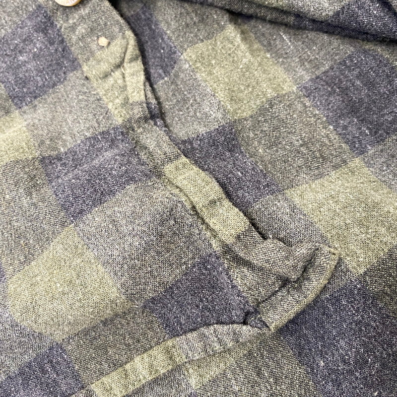 【中古品】【メンズ】 RED HEAD BRAND CO. レッドヘッド ブランドカンパニー BLOCK CHECK LS SHIRT ブロック チェック ロングスリーブ シャツ トップス 長袖 146-260717-cs-21-izu サイズ：2XL カラー：グリーン系 万代Net店