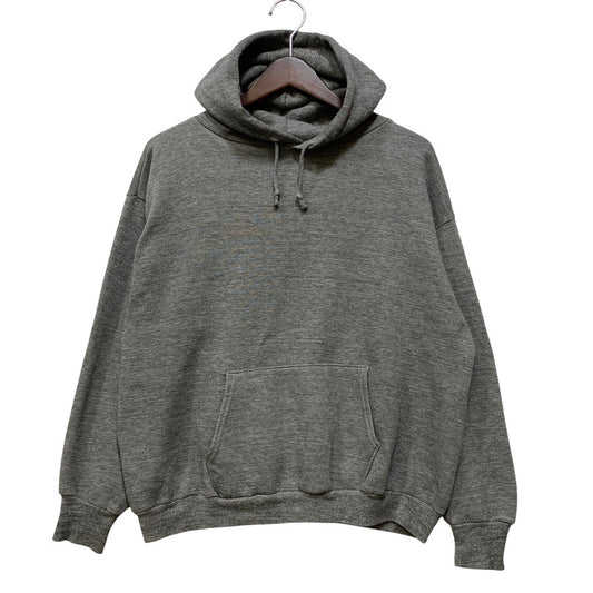 【中古品】【メンズ】 SPORTSWEAR スポーツウェア HOODED SWEATSHIRT フーデッド スウェットシャツ パーカー USA製 金タグ 無地 146-260725-as-09-izu サイズ：L カラー：グレー 万代Net店
