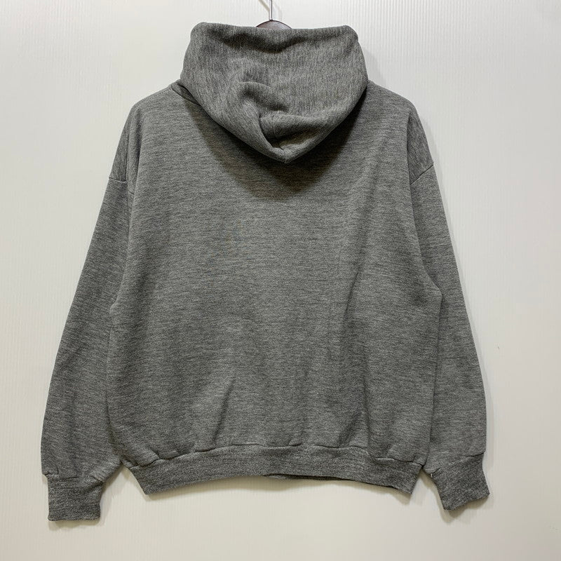 【中古品】【メンズ】 SPORTSWEAR スポーツウェア HOODED SWEATSHIRT フーデッド スウェットシャツ パーカー USA製 金タグ 無地 146-260725-as-09-izu サイズ：L カラー：グレー 万代Net店