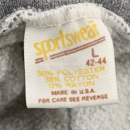 【中古品】【メンズ】 SPORTSWEAR スポーツウェア HOODED SWEATSHIRT フーデッド スウェットシャツ パーカー USA製 金タグ 無地 146-260725-as-09-izu サイズ：L カラー：グレー 万代Net店