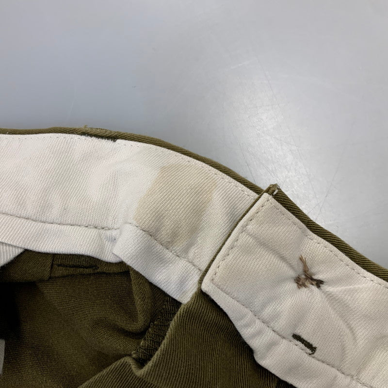 【現状渡し品】【メンズ】 RALPH LAUREN ラルフローレン 2-TUCK POLO CHINO PANTS 2タック ポロ チノパンツ 157-260725-as-12-izu サイズ：40×30 カラー：カーキ 万代Net店