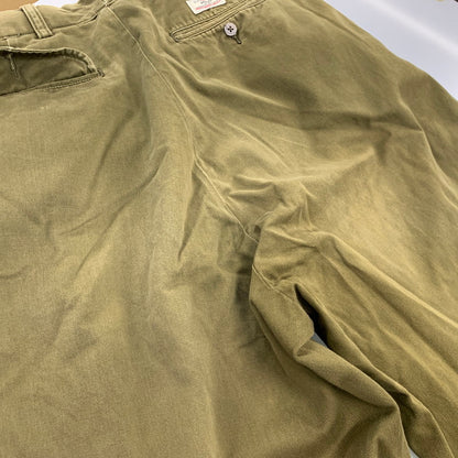 【現状渡し品】【メンズ】 RALPH LAUREN ラルフローレン 2-TUCK POLO CHINO PANTS 2タック ポロ チノパンツ 157-260725-as-12-izu サイズ：40×30 カラー：カーキ 万代Net店