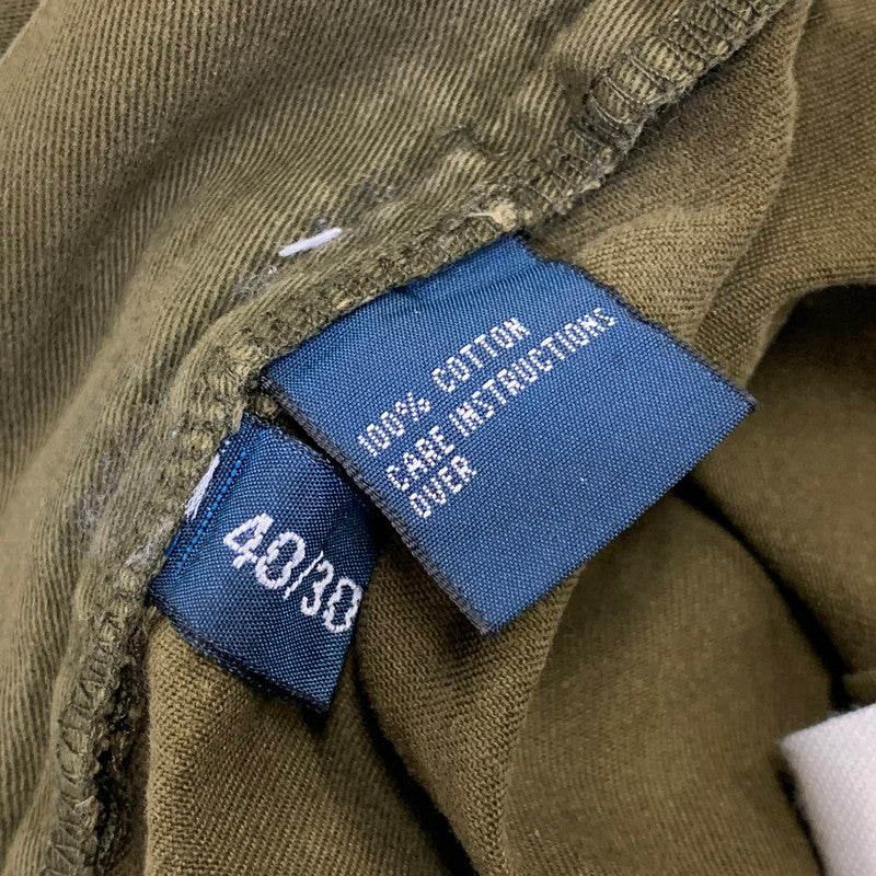 【現状渡し品】【メンズ】 RALPH LAUREN ラルフローレン 2-TUCK POLO CHINO PANTS 2タック ポロ チノパンツ 157-260725-as-12-izu サイズ：40×30 カラー：カーキ 万代Net店