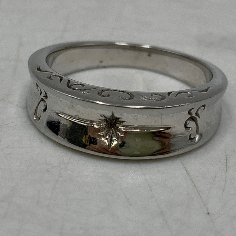 【中古品】【メンズ/レディース】 SAAD サード SUS 316 L SUNSYMBOL ARABESQUE RING サンシンボル アラベスク リング 指輪 アクセサリー 191-260721-cs-18-izu サイズ：19号 カラー：シルバー 万代Net店