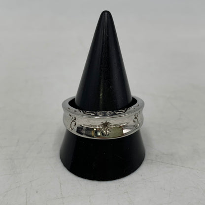 【中古品】【メンズ/レディース】 SAAD サード SUS 316 L SUNSYMBOL ARABESQUE RING サンシンボル アラベスク リング 指輪 アクセサリー 191-260721-cs-18-izu サイズ：19号 カラー：シルバー 万代Net店