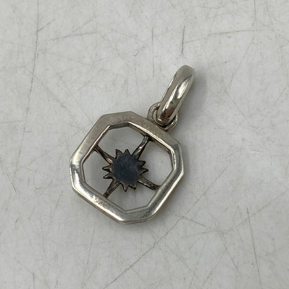 【中古品】【メンズ/レディース】 SAAD サード 925 SUNSYMBOL SQUARE PENDANT TOP サンシンボル スクエア ペンダント トップ アクセサリー 191-260721-cs-19-izu カラー：シルバー 万代Net店