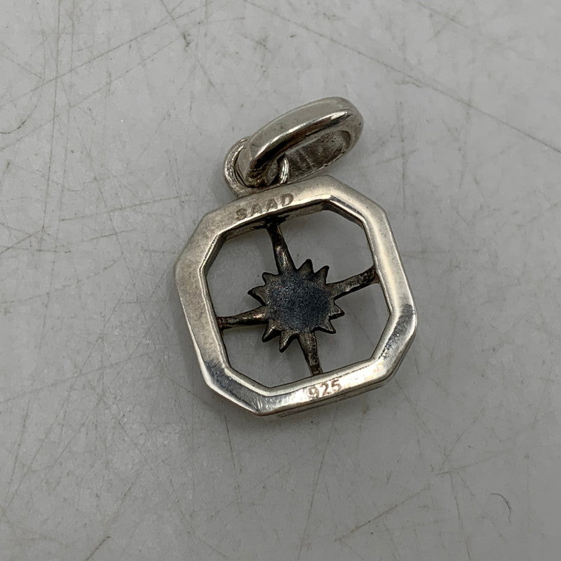 【中古品】【メンズ/レディース】 SAAD サード 925 SUNSYMBOL SQUARE PENDANT TOP サンシンボル スクエア ペンダント トップ アクセサリー 191-260721-cs-19-izu カラー：シルバー 万代Net店