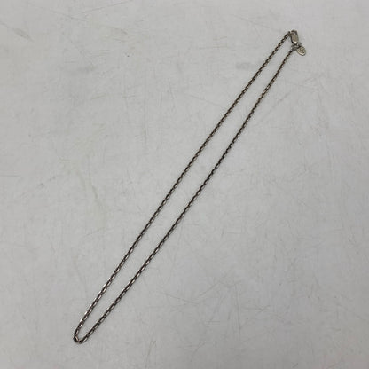 【中古品】【メンズ/レディース】 SAAD サード 925 AZUKI CHAIN NECKLACE アズキ チェーン ネックレス アクセサリー 191-260721-cs-20-izu カラー：シルバー 万代Net店