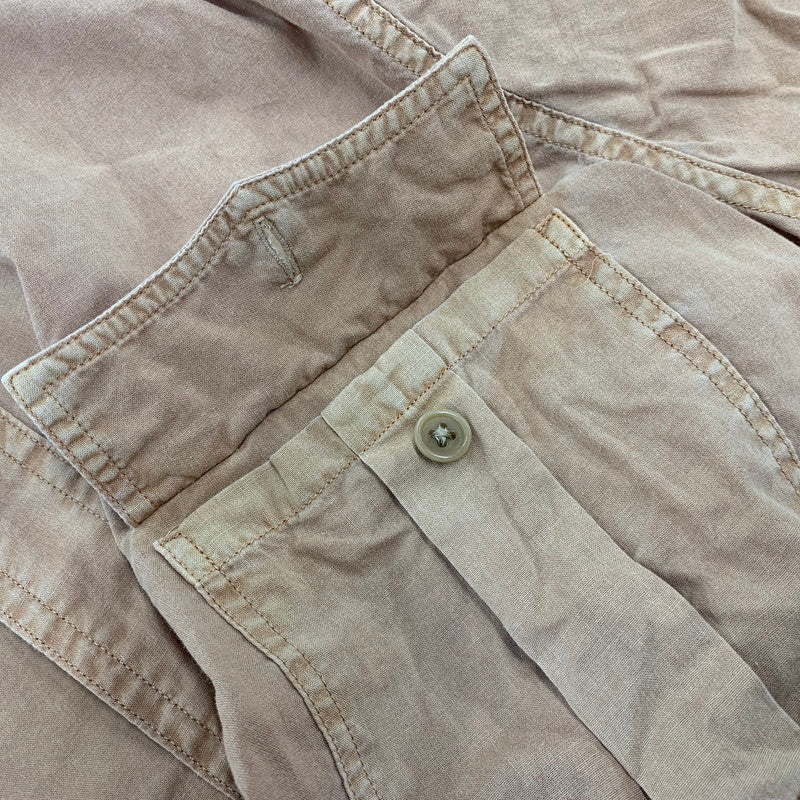 【中古品】【メンズ】 RRL ダブルアールエル MILITARY SS SHIRT ミリタリー ショートスリーブ シャツ トップス 半袖 145-260715-ya-01-izu サイズ：M カラー：キャメル 万代Net店