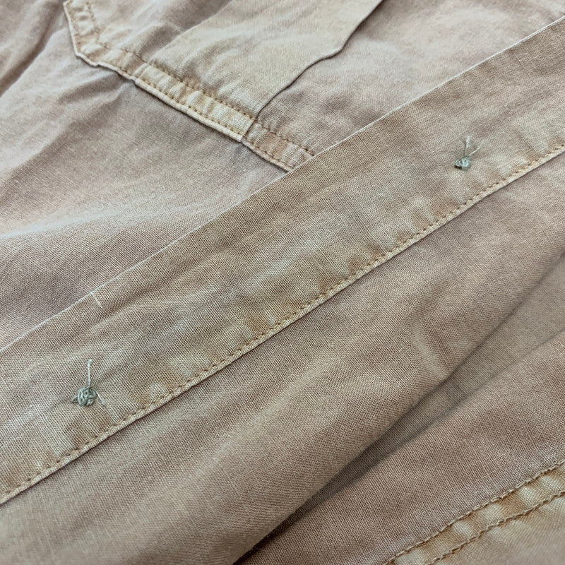 【中古品】【メンズ】 RRL ダブルアールエル MILITARY SS SHIRT ミリタリー ショートスリーブ シャツ トップス 半袖 145-260715-ya-01-izu サイズ：M カラー：キャメル 万代Net店