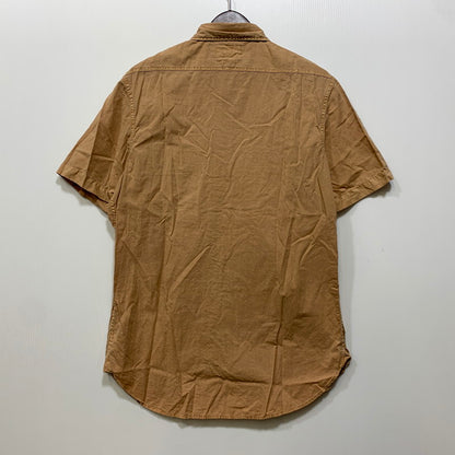 【中古品】【メンズ】 RRL ダブルアールエル MILITARY SS SHIRT ミリタリー ショートスリーブ シャツ トップス 半袖 145-260715-ya-01-izu サイズ：M カラー：キャメル 万代Net店