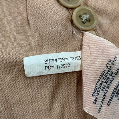【中古品】【メンズ】 RRL ダブルアールエル MILITARY SS SHIRT ミリタリー ショートスリーブ シャツ トップス 半袖 145-260715-ya-01-izu サイズ：M カラー：キャメル 万代Net店