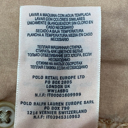 【中古品】【メンズ】 RRL ダブルアールエル MILITARY SS SHIRT ミリタリー ショートスリーブ シャツ トップス 半袖 145-260715-ya-01-izu サイズ：M カラー：キャメル 万代Net店